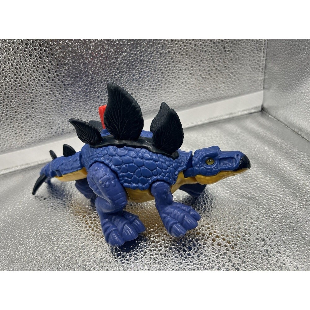 Fisher-Price Imaginext Jurassic World Dominion Blue Stegosaurus Action Figure